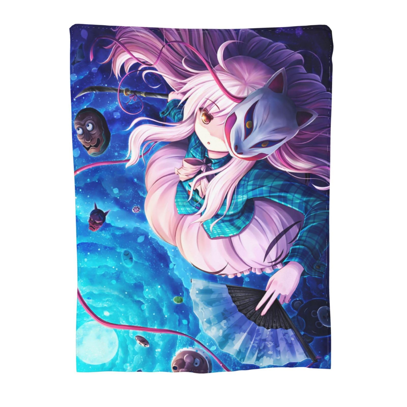 Amazon｜ブランケット 毛布 フランネル 東方シリーズ 秦こころ